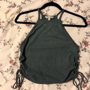 Suede tank top